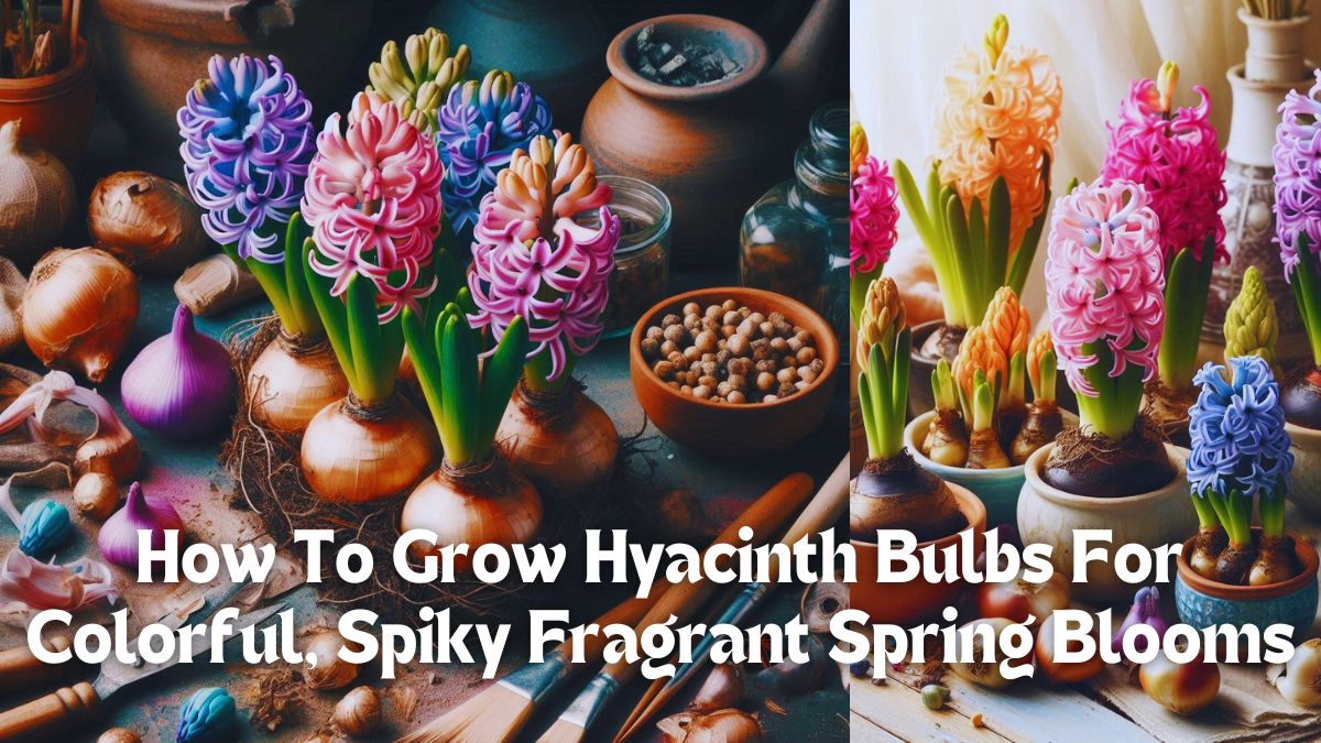 How To Grow Hyacinth Bulbs For Colorful, Spiky Fragrant Spring Blooms : Guide